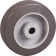 Roue nylon et caoutchouc élastique alésage rouleaux D.125mm