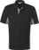 Polo manches courtes 185 g/m² noir/gris S