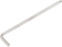 Clé mâle coudée hexagonale extra longue 6mm