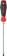 Tournevis plat avec écrou 5,5x150mm