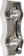Serre-câble plat inox 2 boulons 3mm - sachet de 6 pcs