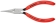 Pince de préhension ou d'ajustage - Becs plats - 135mm - Gainage PVC