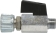 Robinet de ligne 1/4 de tour mâle 1/4"