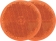 Catadioptre rond 60mm orange adhésif - blister de 2 pcs