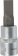 Douille tournevis 1/4" avec embout 37mm plat 6,5mm