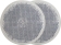 Catadioptre rond 60mm blanc adhésif - blister de 2 pcs