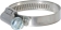 Collier à crémaillère acier inox 9mm de 8 à 12mm
