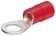 Cosses à oeil isolées rouge Ø 4mm / 0,5-1,0mm² - lot de 200 pcs