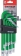 Clés mâles coudées Torx® longues magnétiques de T10 à T80 - étui pivotant de 13 pcs sur carte