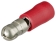 Cosses rondes mâles isolées rouge Ø 3mm / 0,5-1,0mm² - lot de 100pcs