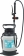 Pulverisateur 6L avec régulateur et lance télescopique avec joint nitrile