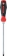 Tournevis plat avec écrou 5,5x150mm