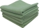 Microfibre 320 g/m² 320x300mm verte - lot de 5 pcs