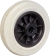 Roue nylon et caoutchouc gris alésage rouleaux D.200mm