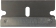 Lame rectangle 19x40mm pour grattoir - boîte de 100 pcs