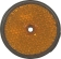 Catadioptre rond 60mm orange à fixer