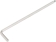 Clé mâle coudée hexagonale extra longue 5mm