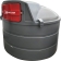 Cuve de stockage gasoil PEHD 5000L DP avec armoire intégrée pour station à gasoil 230V 50 l/min pistolet automatique/compteur/filtre et enrouleur tuyau automatique 8m Ø 20mm