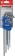 Clé mâle coudée Torx® extra longue alésée de T10 à T50 - étui pivotant de 9 pcs sur carte