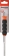 Chasse-goupille 8x200mm avec manche mousse - carte