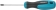 Tournevis Pozidriv® PZ1 80mm à manche antidérapant en 3 composants