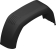 Garde-boue plastique noir 10"
