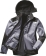 Veste de travail softshell 350 g/m² avec capuche et doublure gris/noir L