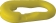 Maillon brisé plastique jaune 8mm