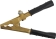 Pince bronze mors crocodile noire 300A 155mm
