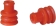Passe câble 2,5 à 3,3mm² rouge pour connecteur étanche - lot de 100 pcs