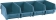 Boîtes à bec bleu - kit 4 boîtes avec support acier 600x240x125mm