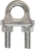 Serre-câble étrier en inox 5mm - sachet de 6 pcs