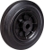Roue nylon et caoutchouc alésage lisse D150mm