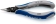 Pince de préhension de precision becs demi-ronds stries 130mm