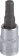 Douille tournevis 1/4" avec embout 37mm hexagonal 5mm