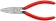 Pince à bec court et plat 140mm gaine PVC