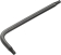 Clé mâle coudée Torx® T8