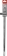 Rallonge coulissante 3/4" 450mm - carte