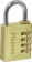 Cadenas corps laiton à combinaison 4 chiffres 40mm anse acier - blister