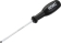 Tournevis plat 3,5x100mm à manche antidérapant trinamic® en 1 composant