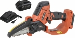 Élagueuse sur batterie 20V - Guide 10cm - batterie 4Ah - chargeur 3A