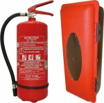 Lot extincteur 6 kg + coffre