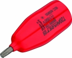 Douille tournevis 3/8" avec embout 12,5mm Torx® T20 isolée 1000V