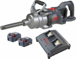 Clé à chocs 1" brushless 20V 4000Nm arbre long - 2 batteries Li-ion 5Ah