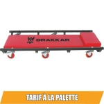 Chariot de visite 6 roues avec matelas mousse 100kg