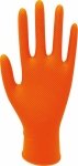 Gants jetables nitrile orange T8 - Boîte de 100 pcs