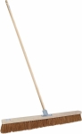 Balai coco d'atelier 800x60mm avec manche bois