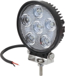 Phare de travail rond LED 10/32V 18W 1200 lumens faisceau longue portée Phare de travail rond LED 10/32V 18W 1200 lumens faisceau longue portée