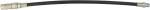 Flexible rilsan 8mm M10 300mm avec agrafe pour pompe à graisse