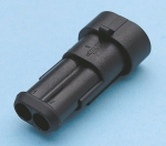 Connecteur étanche mâle 2 voies 1,5mm² - lot de 10 pcs Connecteur étanche mâle 2 voies 1,5mm² - lot de 10 pcs